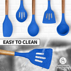 Zulay Kitchen Non-Stick Silicone Cooking Utensils Set - Image 7
