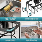TAILI 4-in-1 Sponge Holder for Kitchen Sink - Image 5