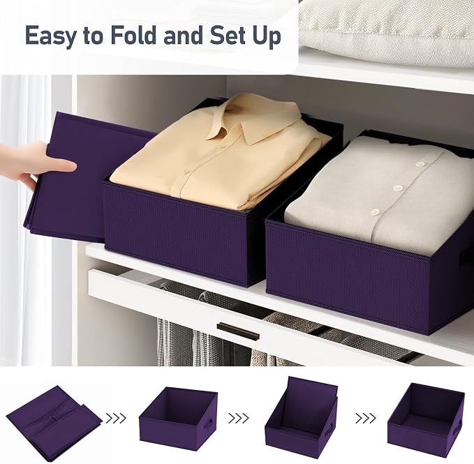 DIMJ Closet Storage Bins 12 Pack - Image 4