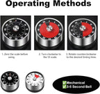 Digital Kitchen Timer for Cooking, Loud Alarm, Magnetic Back - Image 4