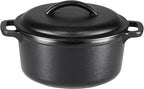 Amazon Basics Pre-Seasoned Cast Iron Mini Dutch Oven Pot by AmazonBasics