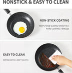 Frying Pan 3-Piece Set, Nonstick Skillet Set - Image 6