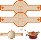 Silicone Bread Sling for Dutch Oven, Non-Stick & Easy to Clean Baking Mat Set by Dwavele