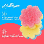 LAUNDRYLUX Scrub Sponge, Dual-Sided Temperature-Responsive Scrubber - Image 3