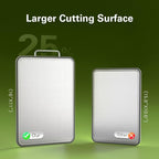 Stainless Steel Cutting Board 16''×11'', Double Sided 304 Steel Cutting Board - Image 6