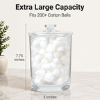 ForPro Clear Acrylic Apothecary Jar - Image 3