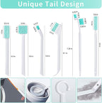 Lumkew Small Cleaning Brushes for Small Spaces, Tiny Household Cleaning - Image 7