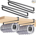 4Pack Tumbler Lid Organizer for Corner Cabinets, Space-Saving Cup Holder by Unknown