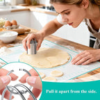Biscuit Cutter Set, Stainless Steel Pastry Cutter, Pastry Blender, Dough Cutter - Image 5