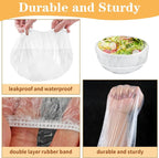 Plastic Shower Caps for Sourdough Bread, Food Covers Stretch Reusable Elastic - Image 7