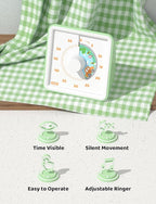 LIORQUE 60 Minute Visual Timer for Kids, Visual Countdown Timer for Classroom - Image 4