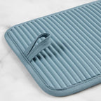 KitchenAid Ribbed Soft Silicone Pot Holder 2-Pack Set, Fog Blue - Image 5