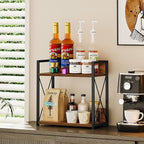 Giikin Kitchen Counter Shelf, Kitchen Countertop Organizer, 2 Tier Spice Rack - Image 7