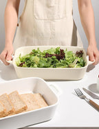 Sweejar Ceramic Bakeware Set, 9x13 Rectangular Baking Dish - Image 4