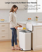 Lovewind 60 Liter/ 16 Gallon Stainless Steel Trash Can - Image 2