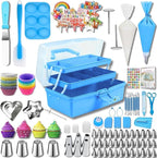 Cake Decorating Tools Supplies Kit: 274pcs Baking Accessories by CreamFrostingandCookieDeco