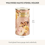 MACKENZIE-CHILDS Enamel Utensil Holder, Stylish Kitchen Countertop Organizer - Image 4
