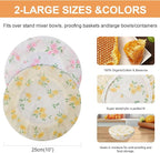 2Pcs Reusable Bowl Covers for Bread Proofing - Image 2