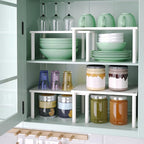 VERTORGAN Cabinet Organizer Shelf, Kitchen Counter Shelves, Bamboo Spice Rack - Image 2