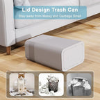3 Pack 10 Liter / 2.6 Gallon Bathroom Trash Can, Small Trash Can - Image 5
