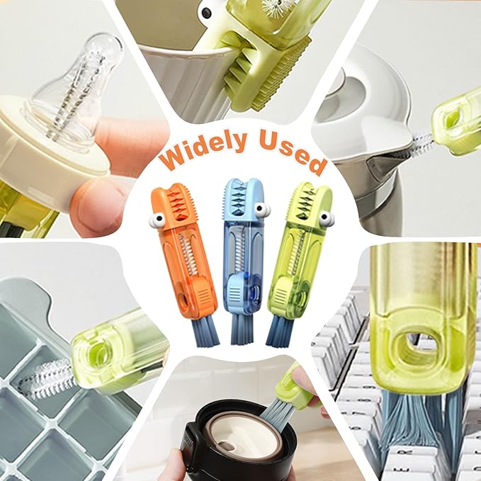 3 in 1 Cup Lid Cleaning Brush, Gap Cleaner Brushs - Image 6