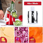 Ourokhome Rotary Cheese Grater Hand Crank, Kitchen Shredder Speed Mandolin - Image 5