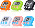 Mwellewm Kitchen Timer 6 Packs Digital Timers by Mwellewm