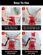 Geedel Rotary Cheese Grater Cheese Shredder - Image 7
