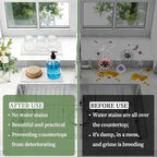 2 PCS Water Absorbing Diatomite Coasters, Stone Drying Mat - Image 3