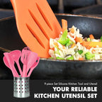 Chef Craft - Premium Silicone Kitchen Tools and Utensils Set, Non-Scratch - Image 5