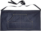 Unisex Jeans Stitch Denim Waist Apron OS INDIGO DENIM by Unknown