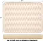 Large 24" x 18" Silicone Dish Drying Mat - Image 2
