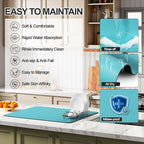 Ecotrim - Dish Drying Mat for Kitchen Counter | Coffee Bar Mat for Countertops - Image 3
