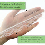 4 Pack Mesh Food Covers, Large and Tall 17x17 Pop-Up Encrypted Plate Serving - Image 3
