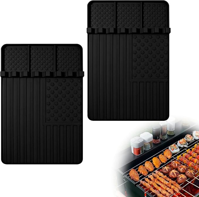 2 PCS Silicone Griddle Tools Mat - Image 9