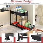 Sevenblue 4 Pack Under Sink Organizer, Bathroom Organizers and Storage - Image 2