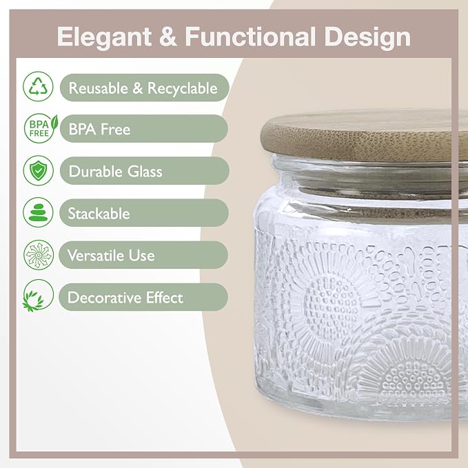 4 oz Colored Mini Glass Jars - Image 3