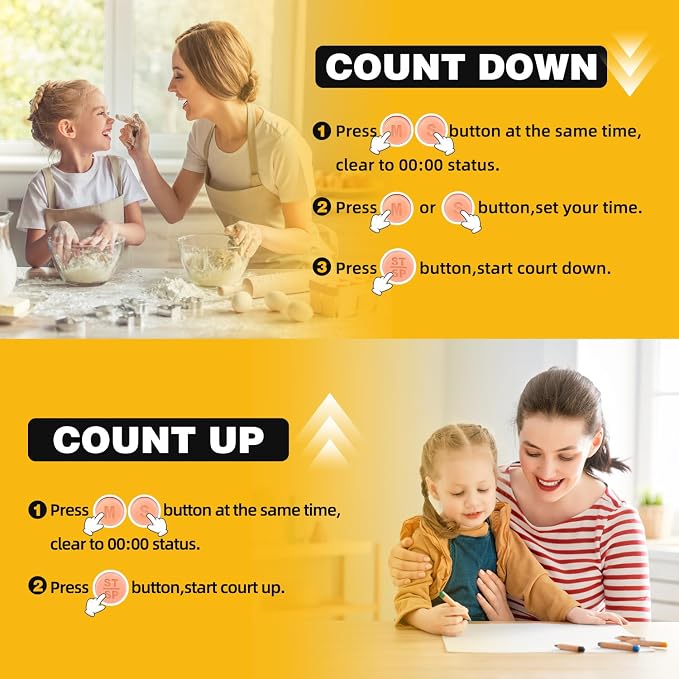 Classroom Timers for Teachers Kids Large Magnetic Digital Timer 4 Pack - Image 7