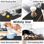 LOPNUR Kitchen Dish Drying Mat, 31.5"x17" Extra Large Dish Drying Mats - Image 7