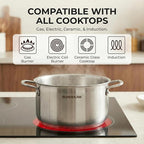 SUNHOUSE 18/8 Stainless Steel Stock Pot - Image 8
