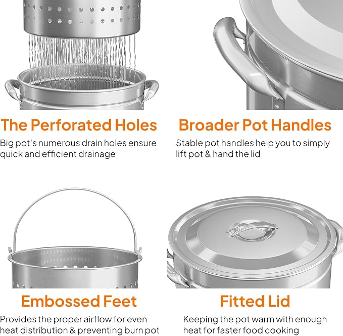 Bonnlo 50QT Turkey Fryer Pot - Image 5