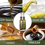 Glass Olive Oil Bottle - 250ml Second Generation Brown Oil & Vinegar Cruet - - Image 7