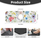 Colorful Flowers Dish Drying Mat - Image 3