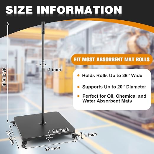Blulu Adjustable/Mobile Mat Roll Holder - Image 4