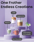 Elementi Electric Milk Frother Handheld - Image 4