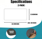 2PCS Customizable Small Dish Drying Mat: 18"L x 9"W Trimmable Quick Dry Pad - Image 2