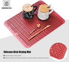 Large 17" x 14" Silicone Dish Drying Mat - Image 3
