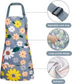 BOUMUSOE 3 Pack Floral Aprons - Image 4
