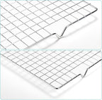 Tebery 2 Pack Heavy-Duty Wire Cooking Rack Baking Racks Fits Half Sheet Pan - Image 3