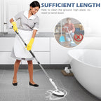 SetSail Floor Scrub Brush, 3-in-1 Tile Tub Floor Scrubber - Image 7
